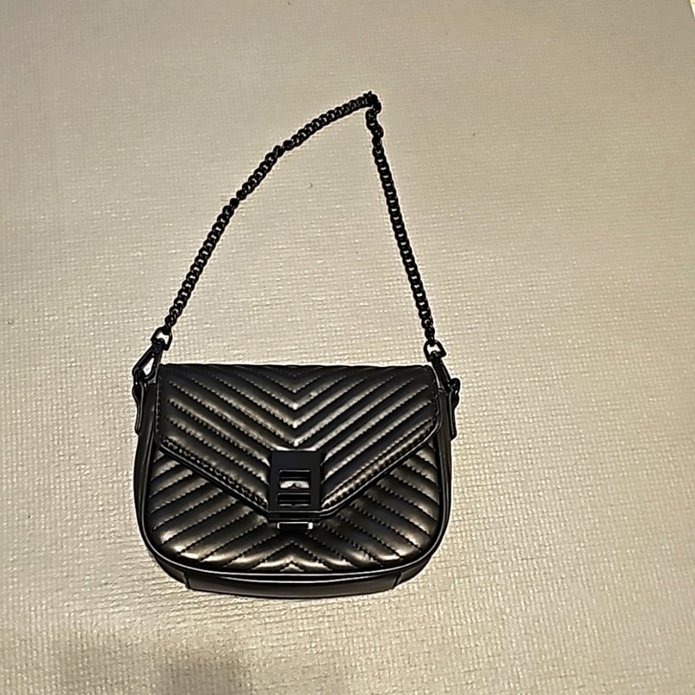 ALDO Unilac cross body bag in black quilting